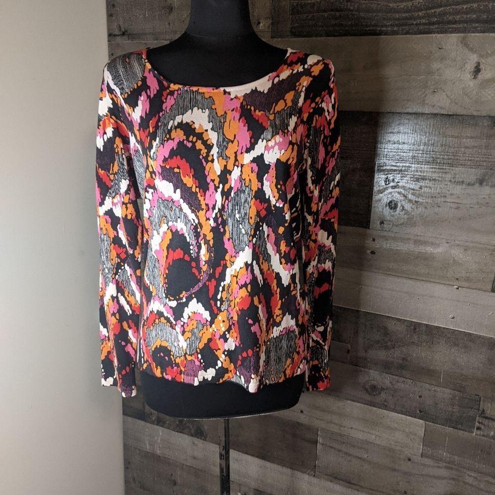 Madison NEW silk blend sweater L